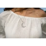Druidic Oak Moon Silver Pendant (Ag 925)