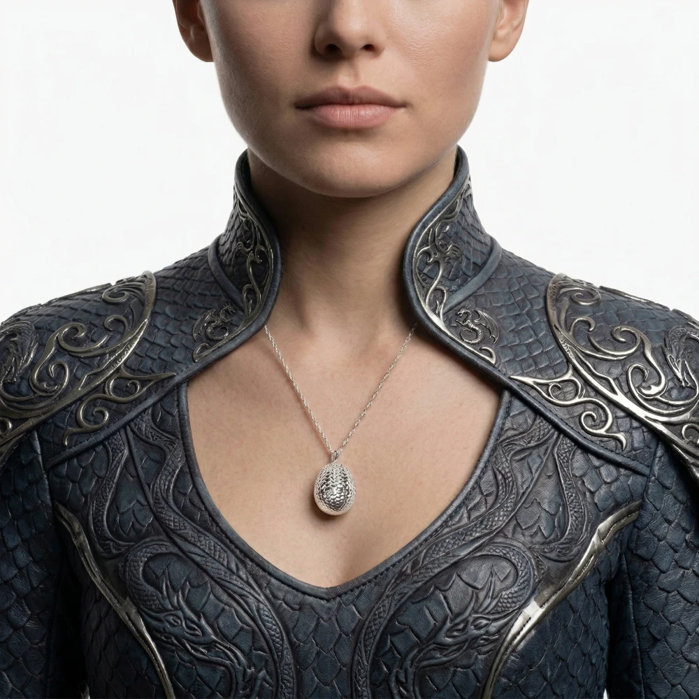 Game of Thrones Silver Pendant - Dragon Egg De Luxe (Ag 925)