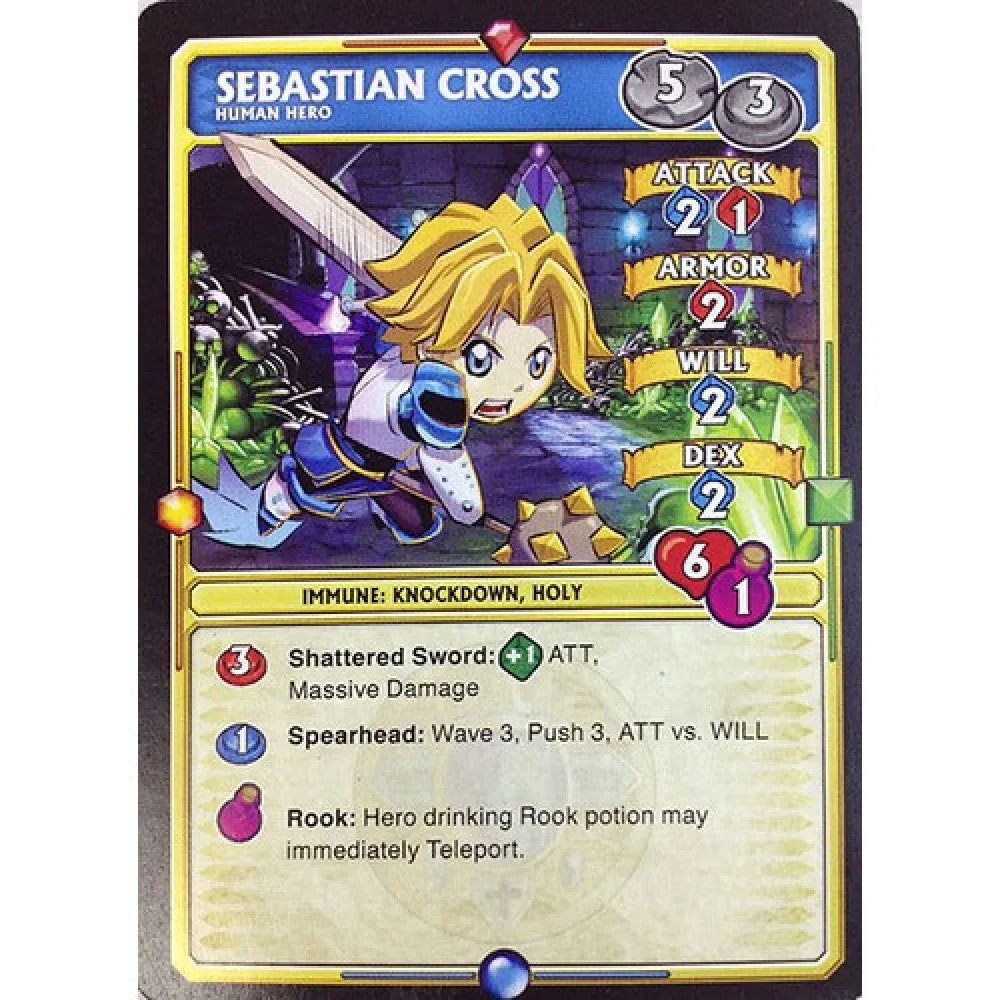 Super Dungeon Explore: Sebastian Cross