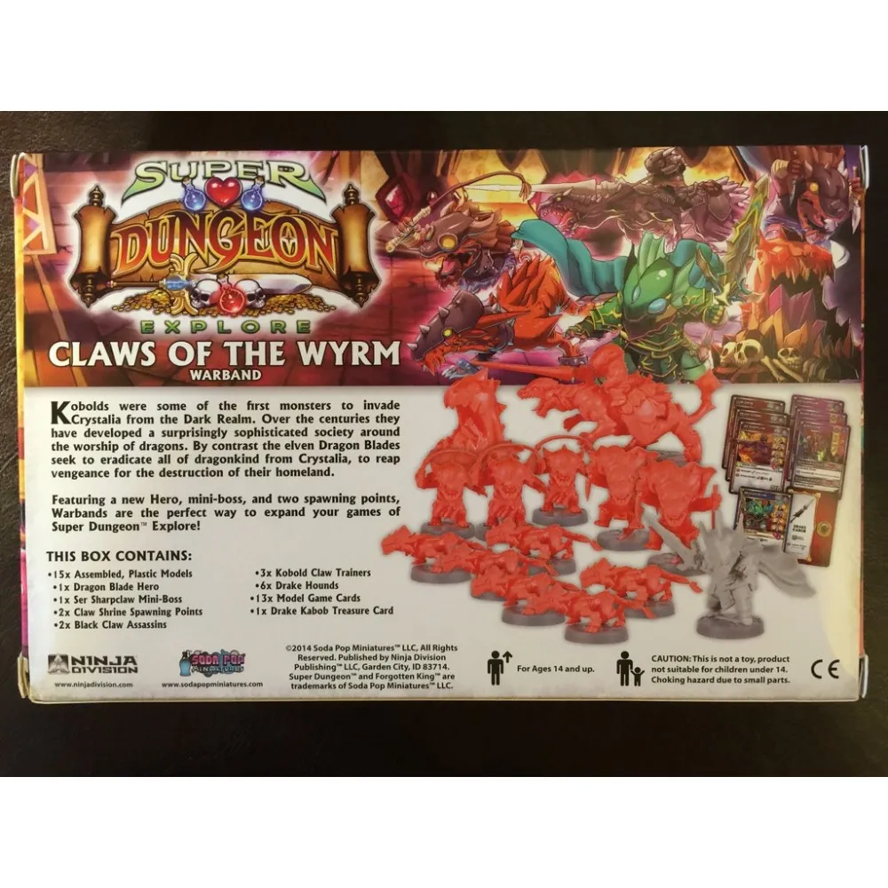 Super Dungeon Explore: Claws of the Wyrm Warband