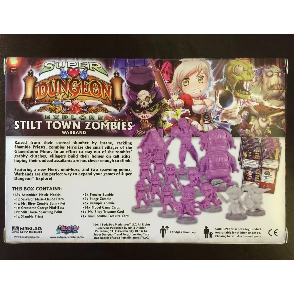 Super Dungeon Explore: Stilt Town Zombies Warband