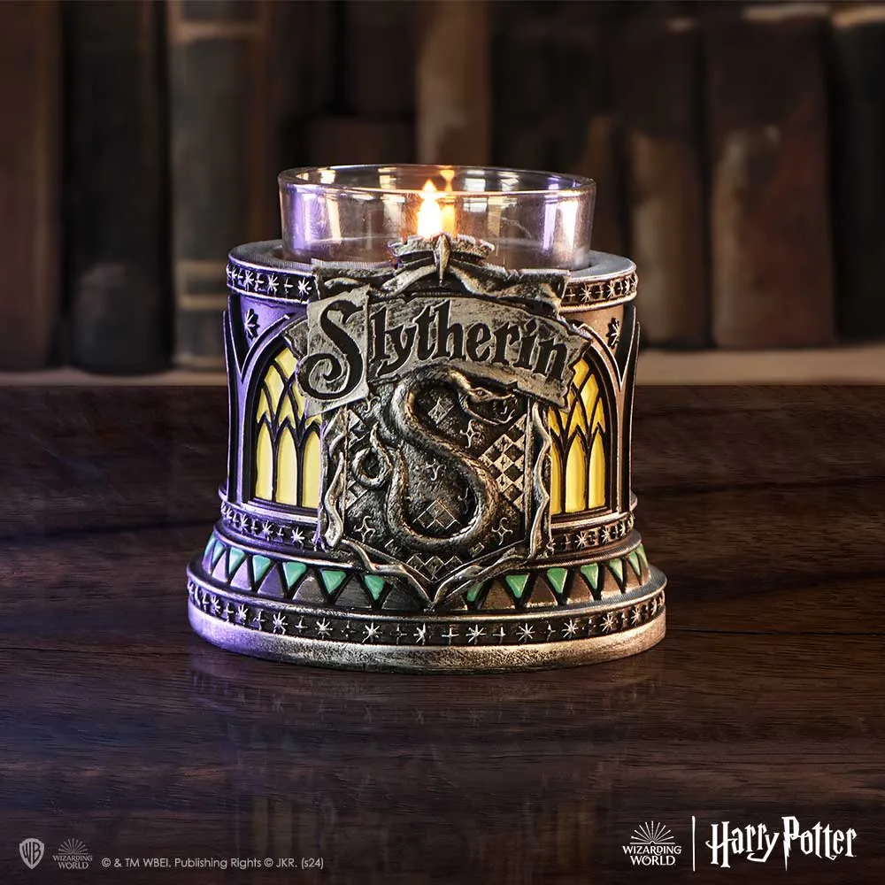 Svietnik na čajovú sviečku Harry Potter - Slizolin