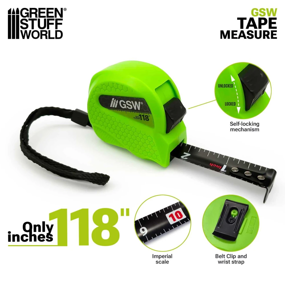 Green Stuff World Maßband (118 Zoll)