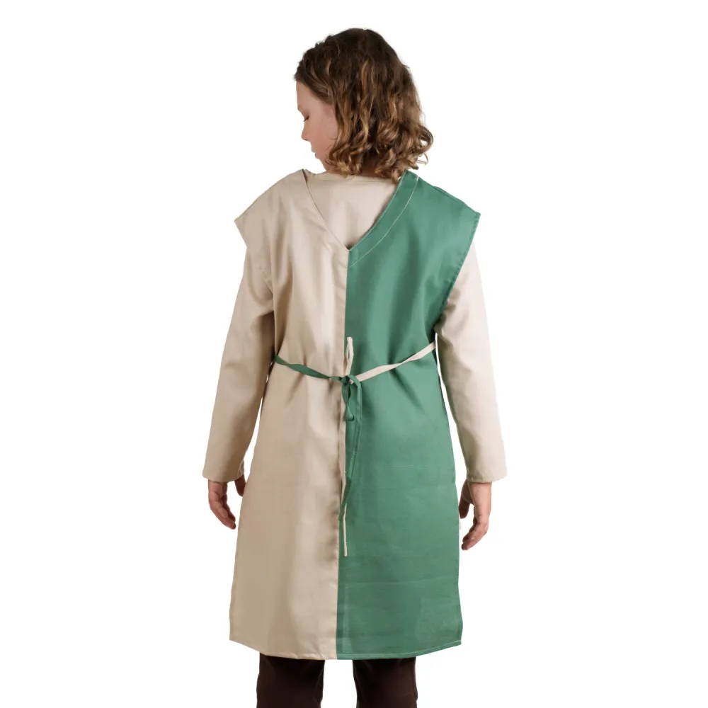 Children's Tabard, beige-green