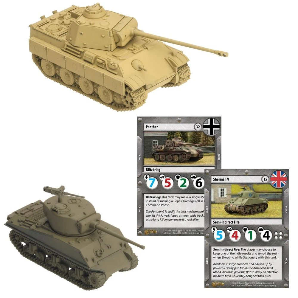 Tanks: Panther vs Sherman (startovní sada)