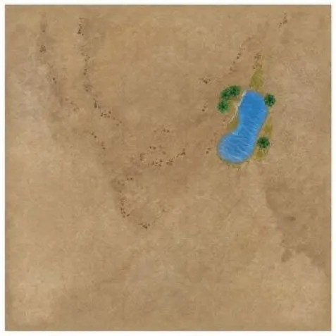 Tanks: Spielmatte Oasis