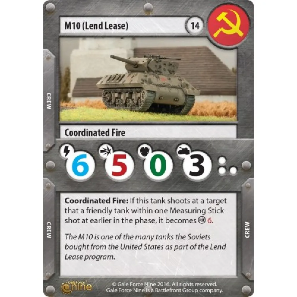 Tanks: Soviet M10 (Lend Lease)