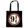 Harry Potter Einkaufstasche - Gleis 9 3/4 (schwarz)