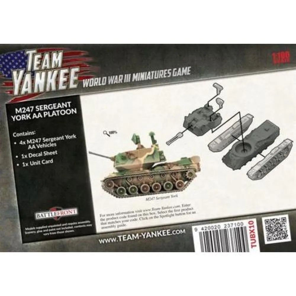 Team Yankee M247 Sergeant York AA Platoon
