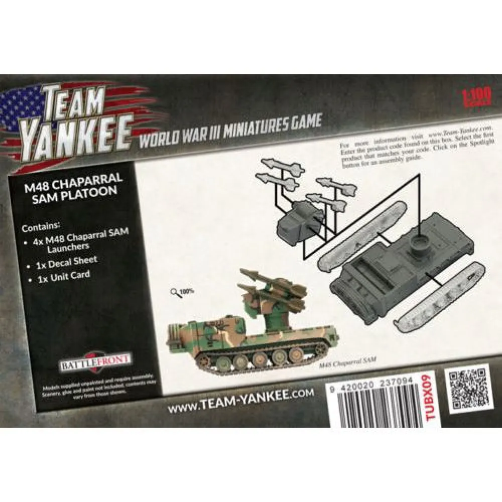 Team Yankee M48 Chaparral Sam Platoon