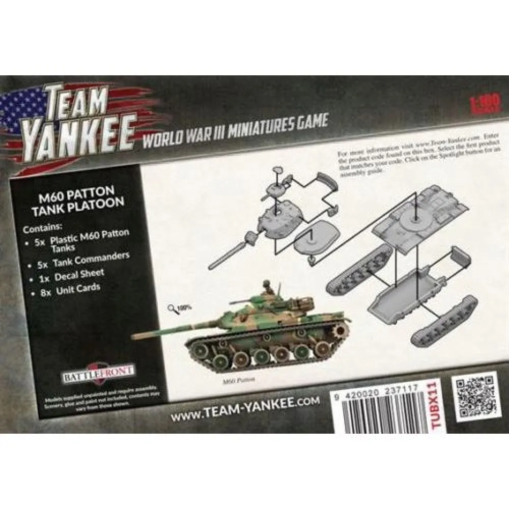 Team Yankee M60A1/A3 Tank Platoon