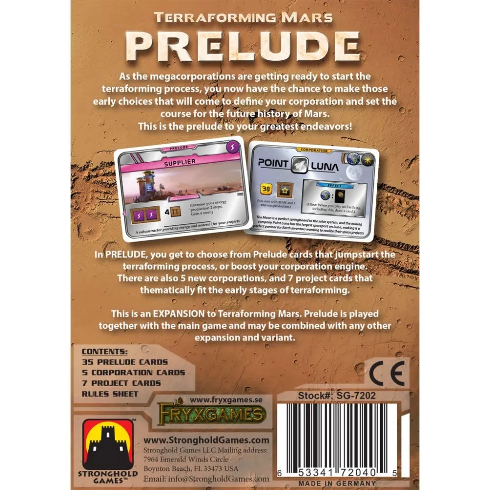 Terraforming Mars: Prelude