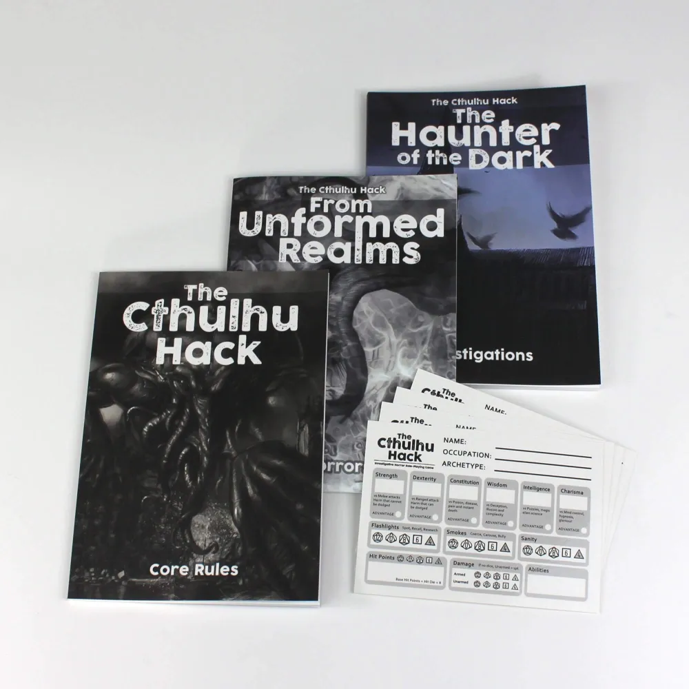 The Cthulhu Hack RPG - White Slim Box