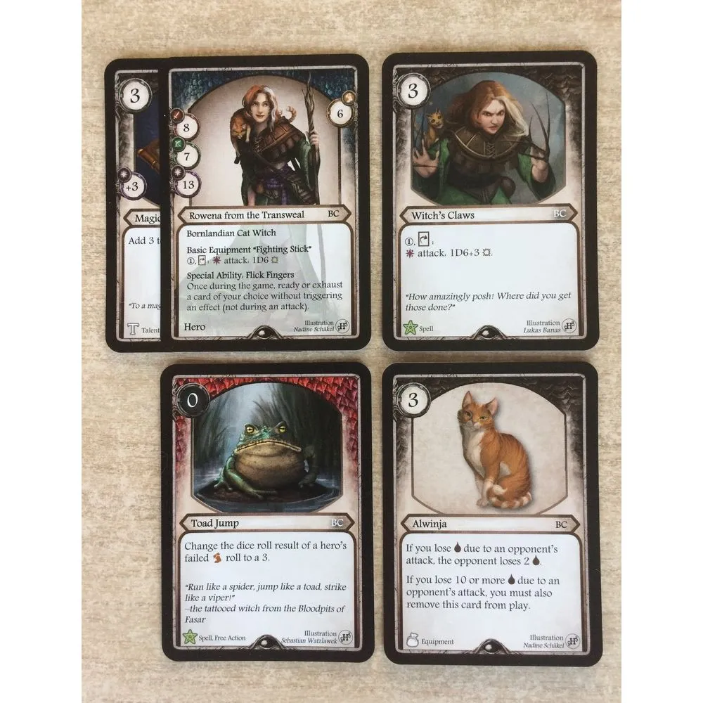 The Dark Eye: Aventuria Adventure Card Game - Heroes' Struggle