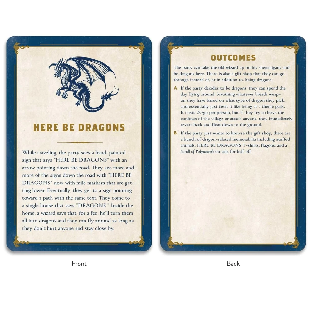 The Düngeonmeister Deck of Side Quests