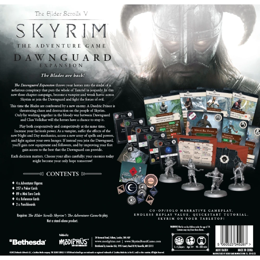 The Elder Scrolls V: Skyrim - Adventure Board Game: Dawnguard