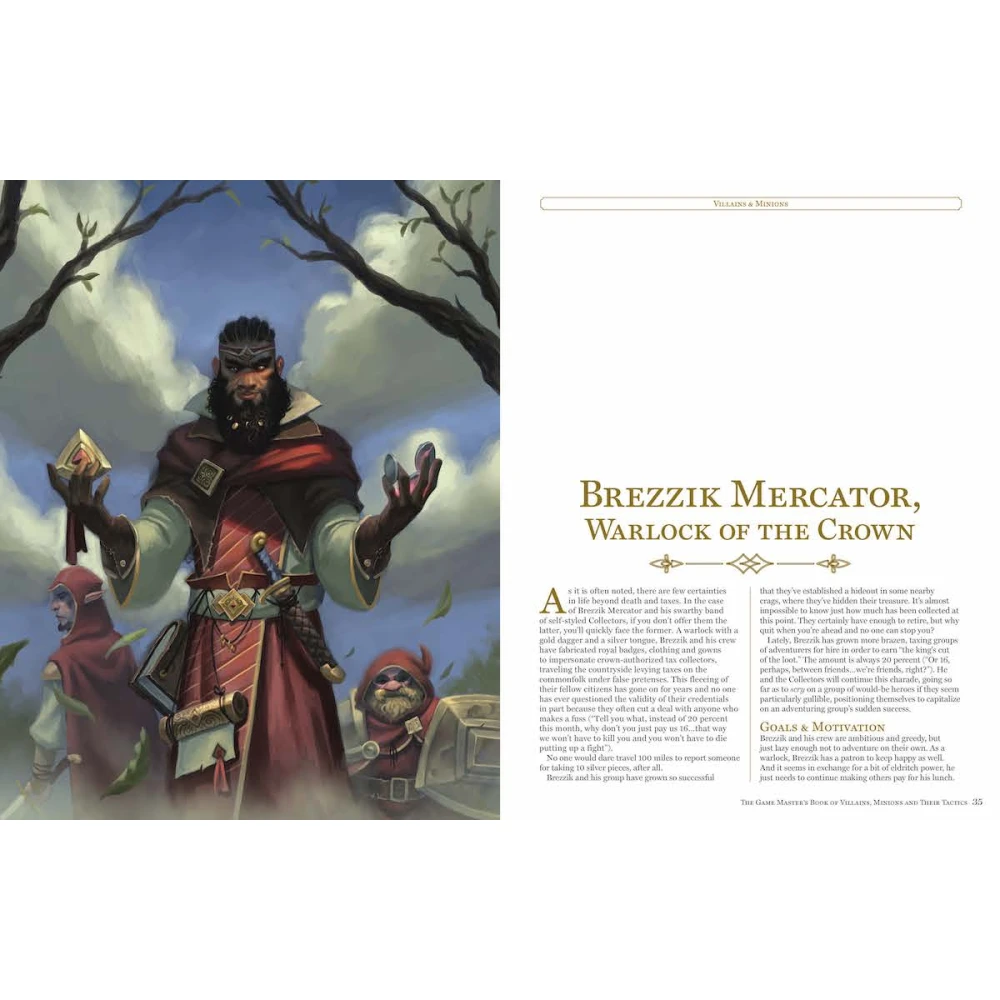 The Game Master's Book of Villains Minions and Their Tactics - poškozeno