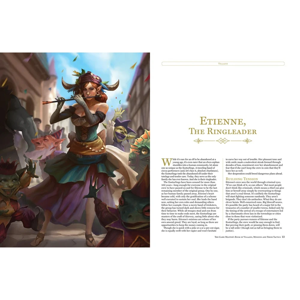 The Game Master's Book of Villains Minions and Their Tactics - poškozeno