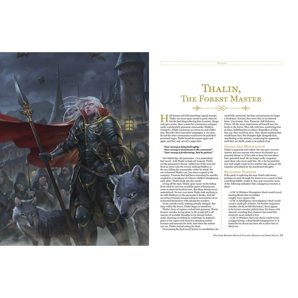 The Game Master's Book of Villains Minions and Their Tactics - poškozeno