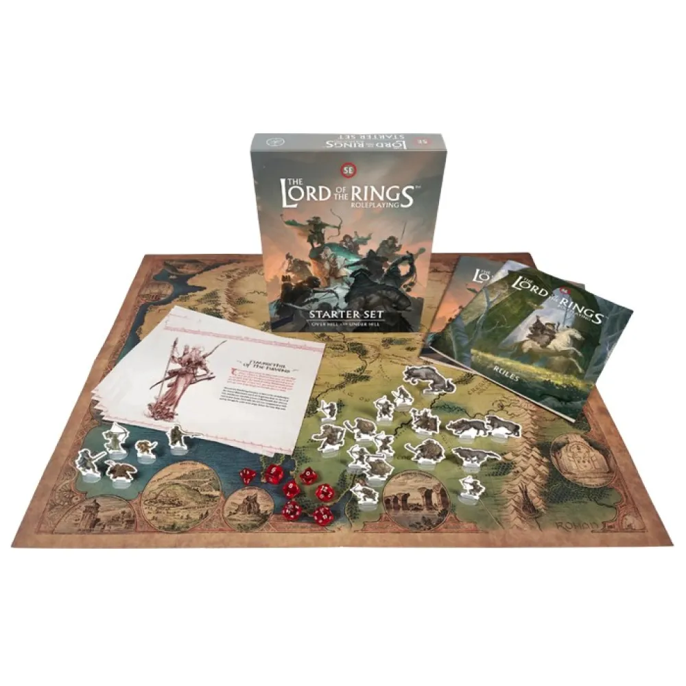 The Lord of the Rings RPG 5E: Over Hill and Under Hill Starter Set