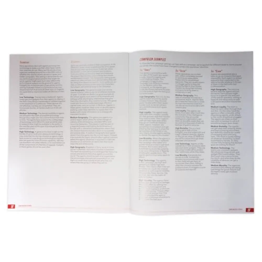 The Spy Game: GM Screen and Booklet