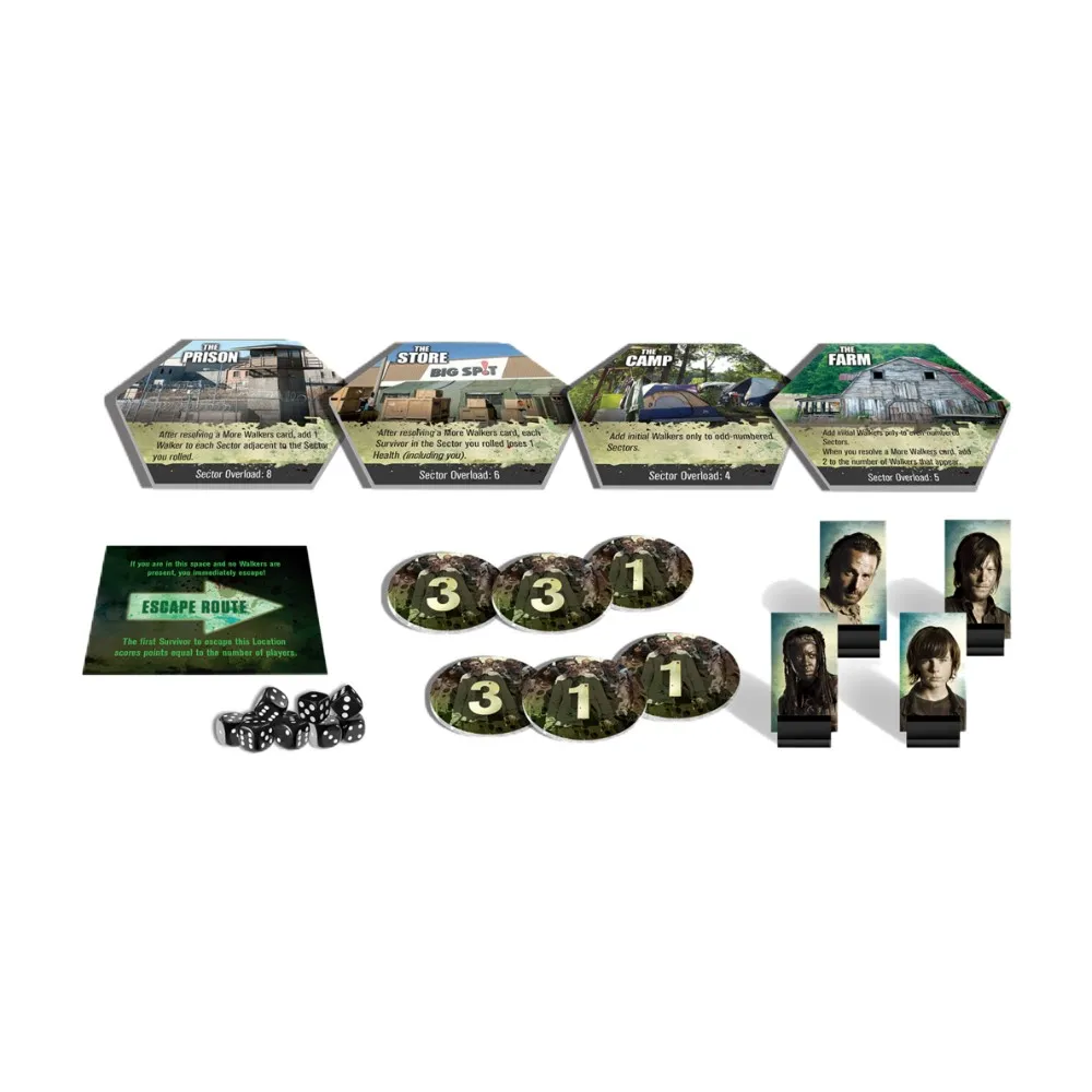 The Walking Dead: Don't Look Back Dice Game