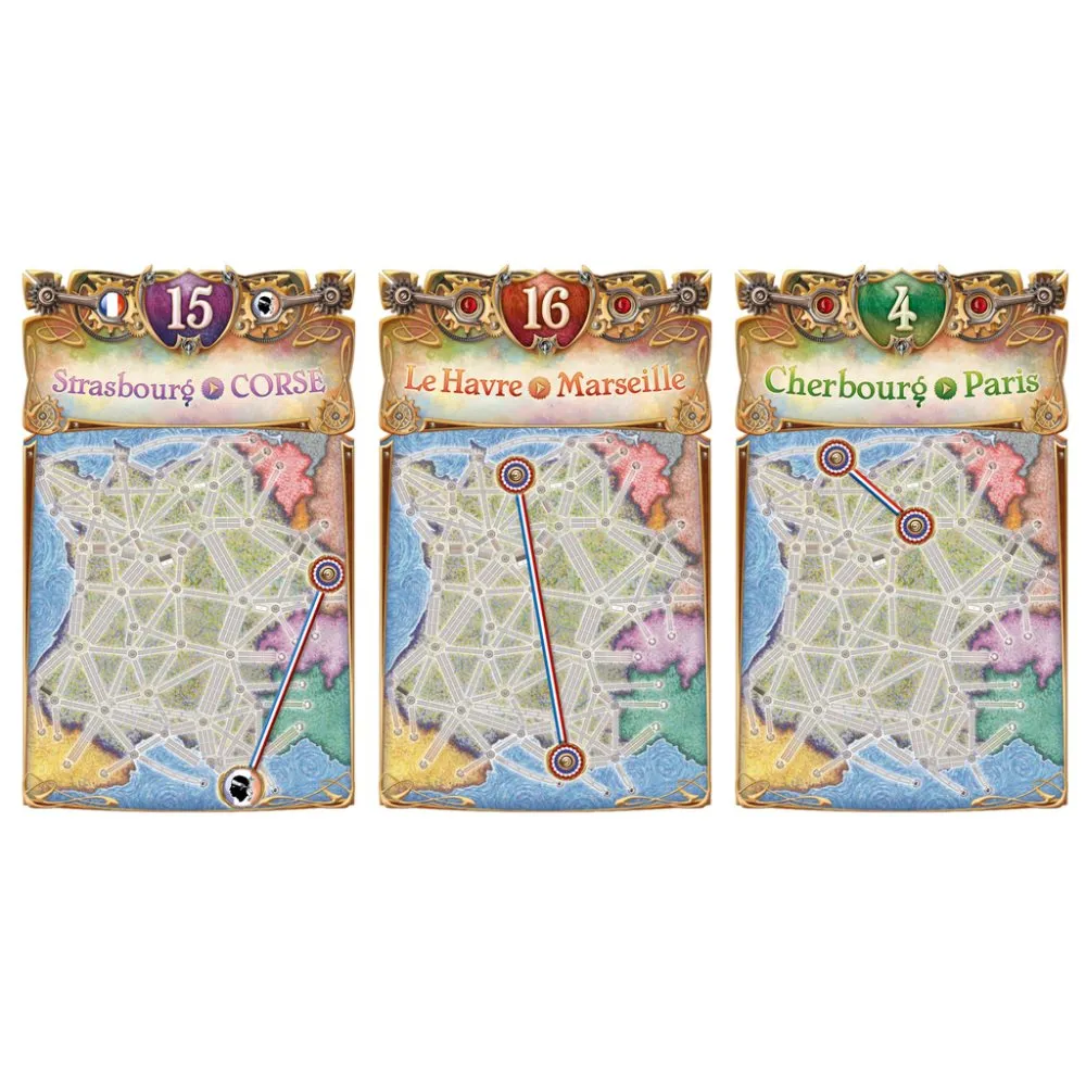 Ticket to Ride Map Collection 6 - France & Old West