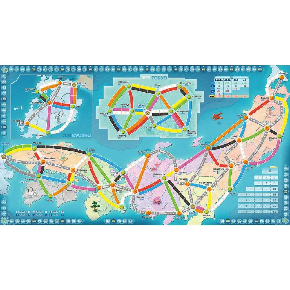 Ticket to Ride Map Collection 7 - Japan & Italy