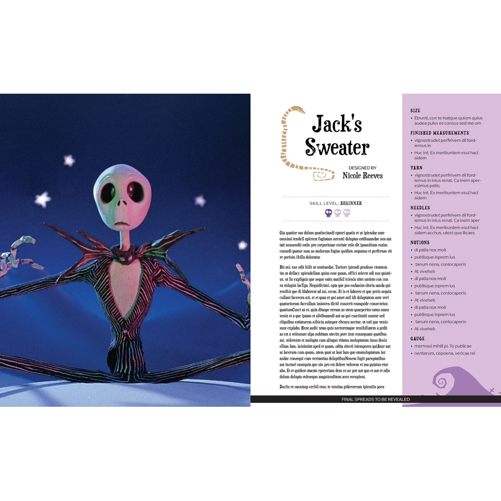 Tim Burton's Nightmare Before Christmas: The Official Knitting Guide