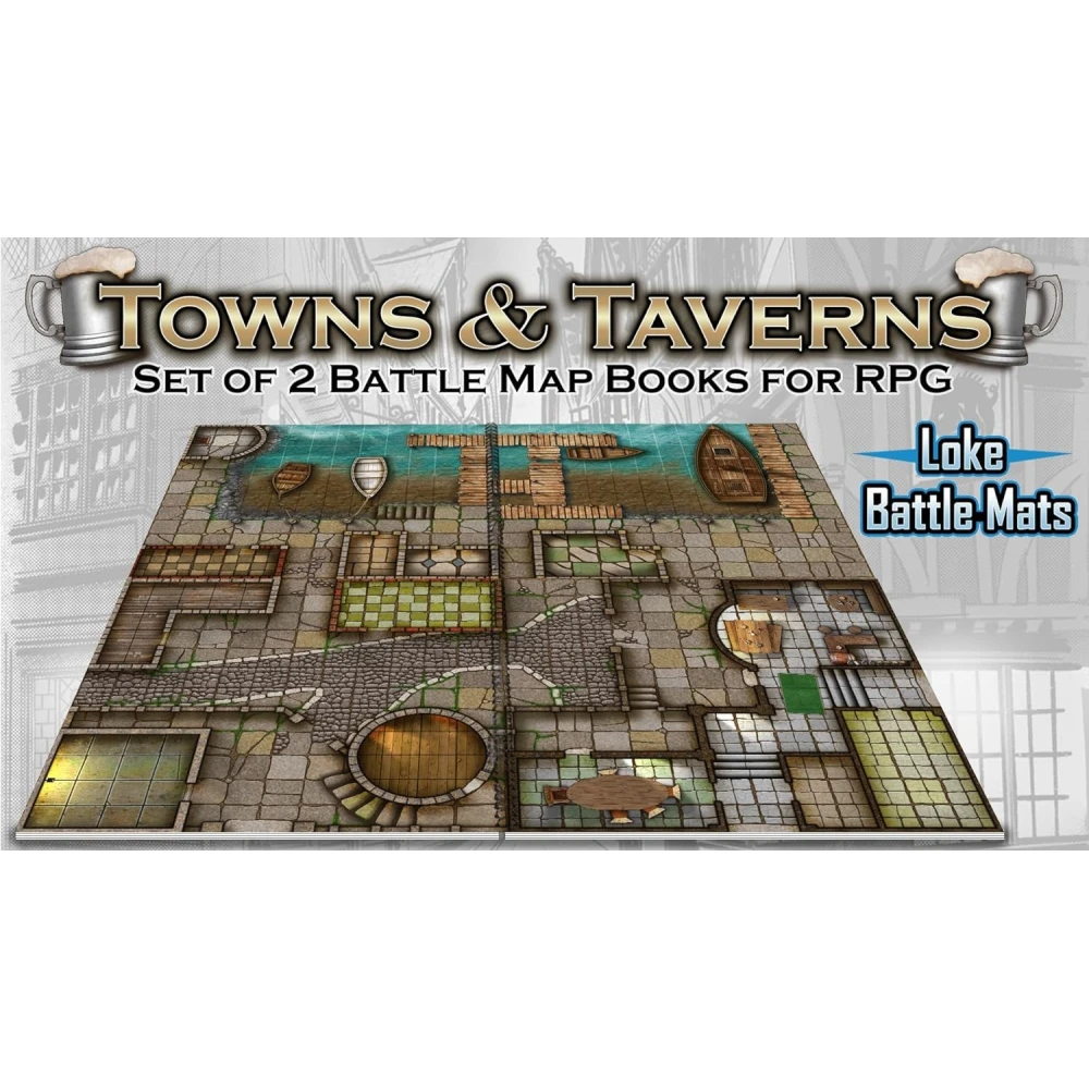 Towns & Taverns Books of Battle Mats