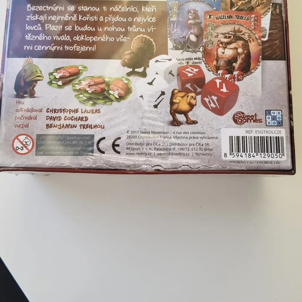 Troll - karetní hra - poškozený obal