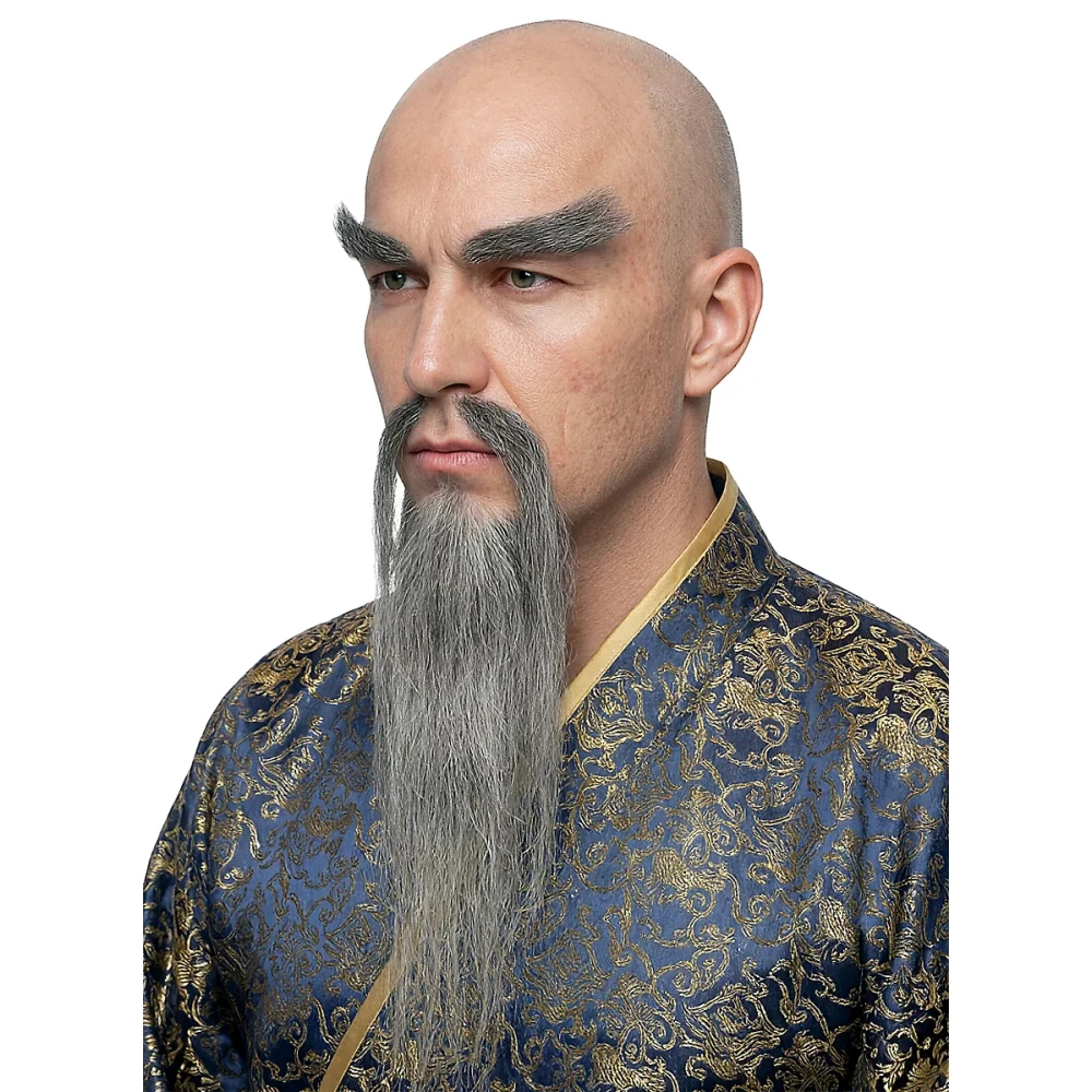 Mask World Artificial Beard and Eyebrows - Confucius