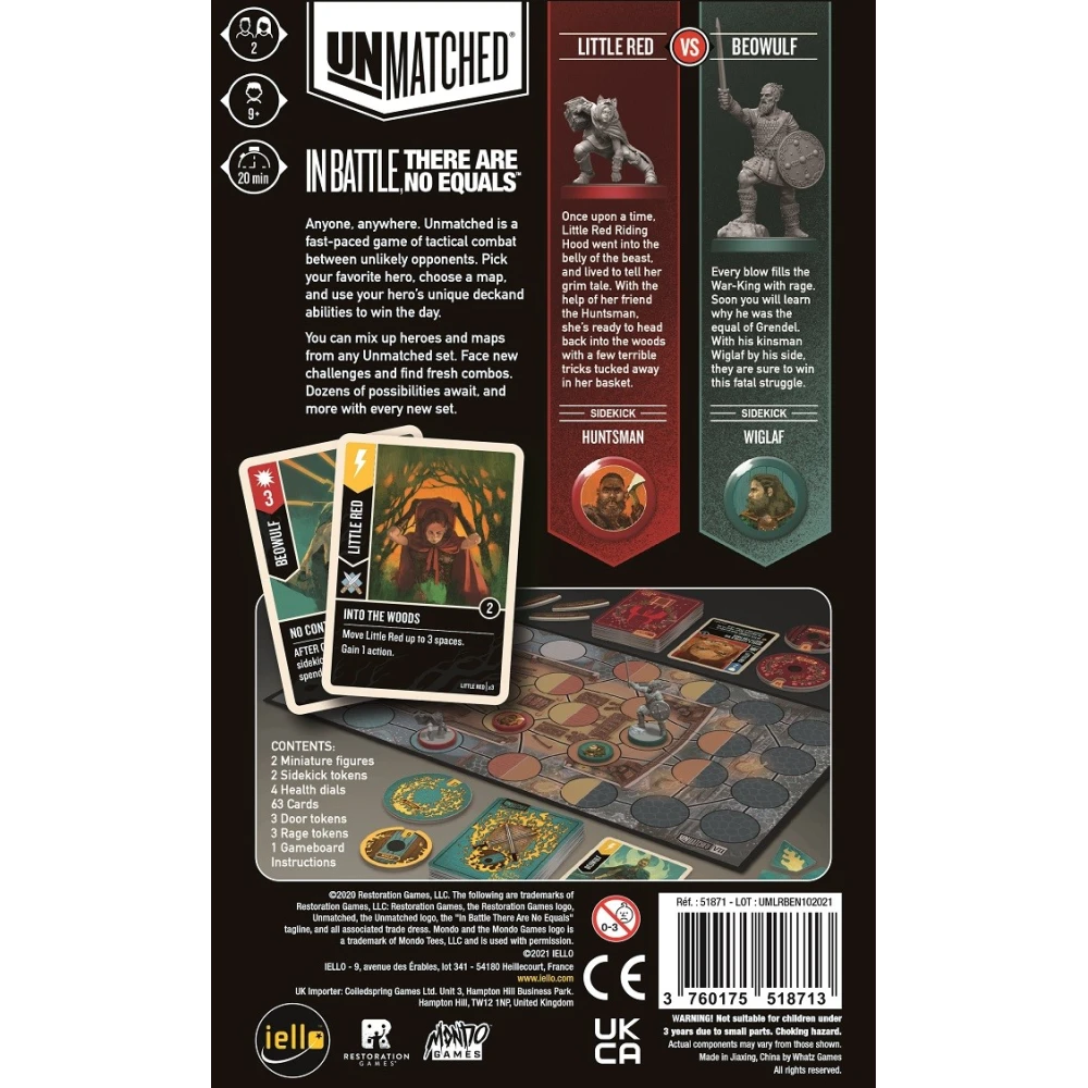 Unmatched: Little Red Riding Hood vs Beowulf