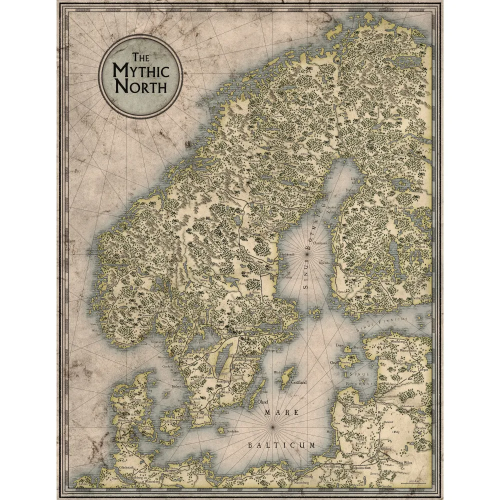Vaesen RPG - GM Screen & Map