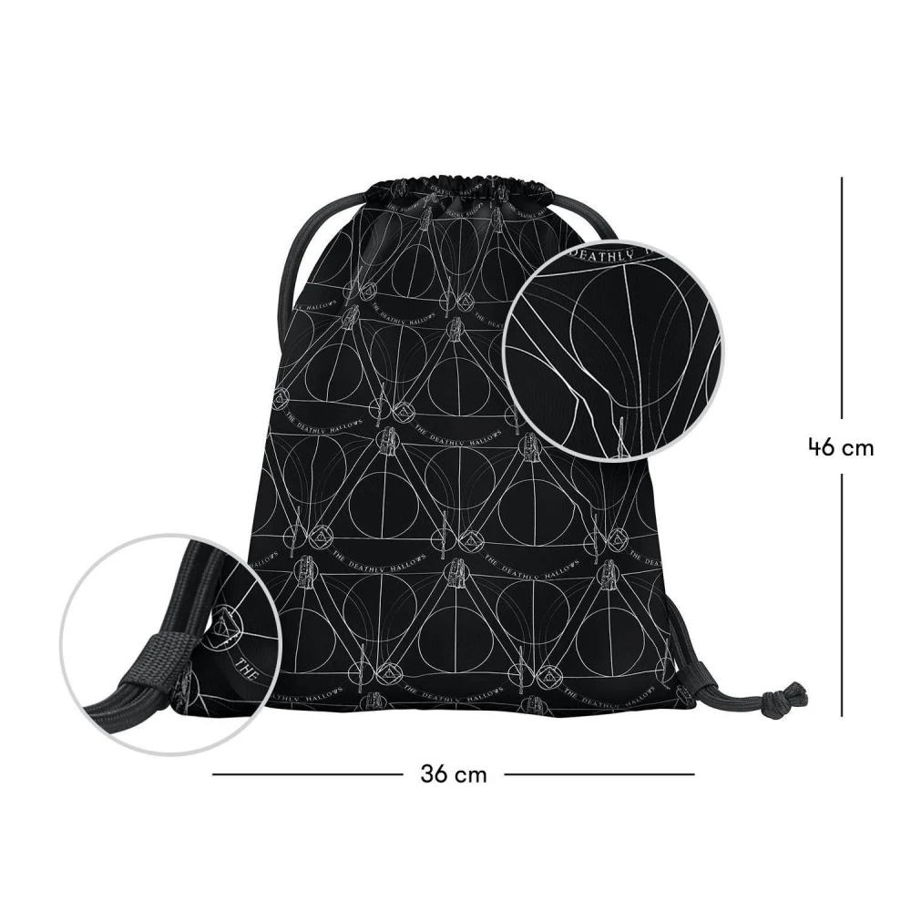 BAAGL Harry Potter Drawstring Bag - Deathly Hallows