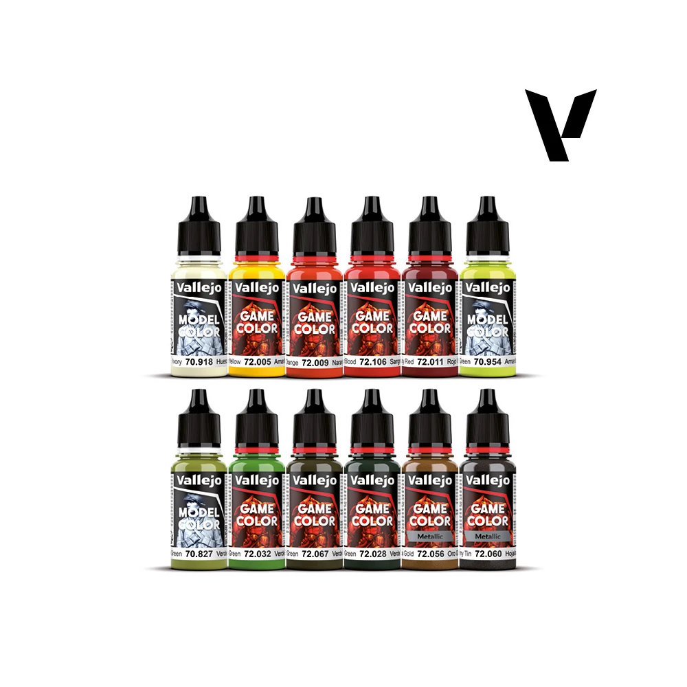 Vallejo: Fantasy Paint Set by Squidmar (12 pcs)