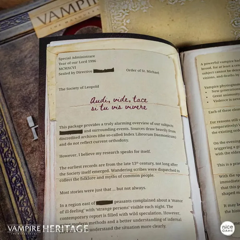 Vampire: The Masquerade - Heritage - damaged packaging