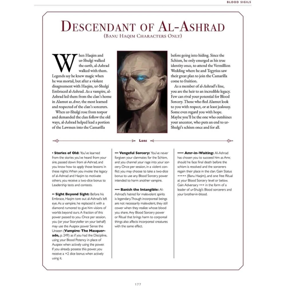 Vampire: The Masquerade 5th Edition Blood Sigils