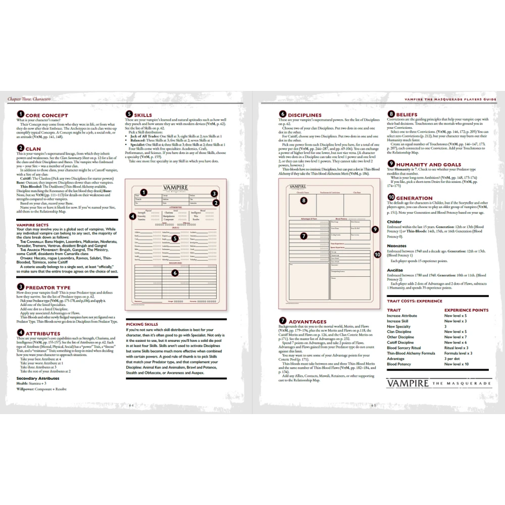 Vampire: The Masquerade 5th Edition Players Guide