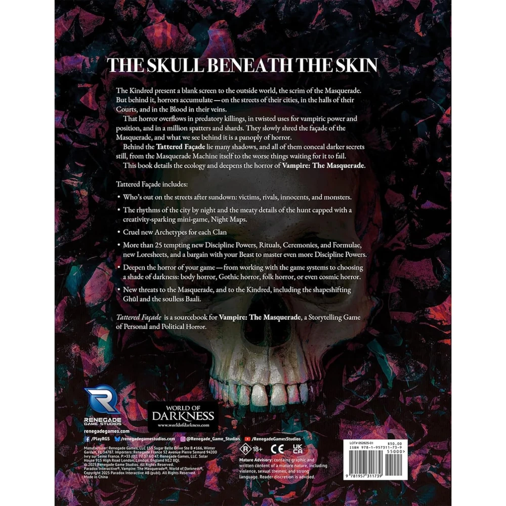 Vampire: The Masquerade 5th Edition - Tattered Facade