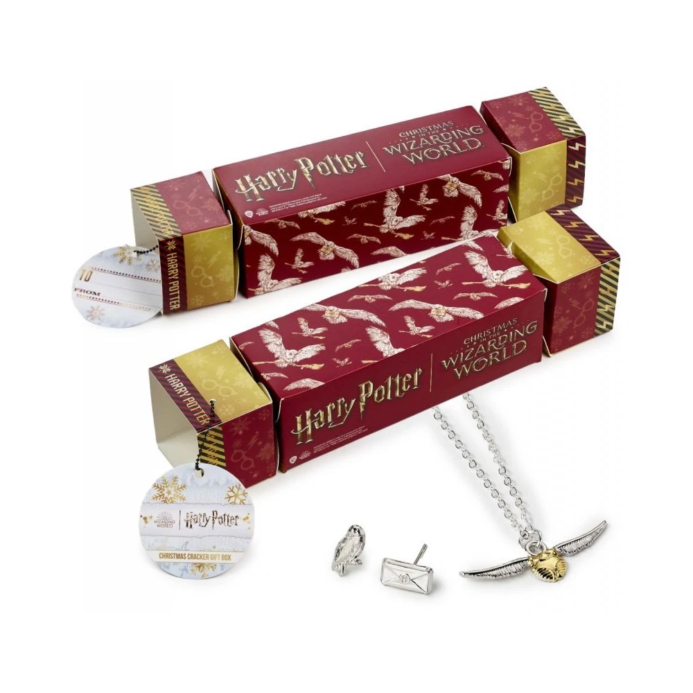Harry Potter Weihnachts-Cracker - Hedwig & Goldener Schnatz