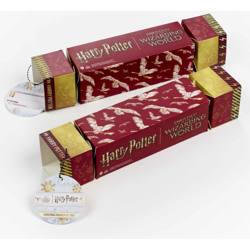 Harry Potter Weihnachts-Cracker - Hedwig & Goldener Schnatz