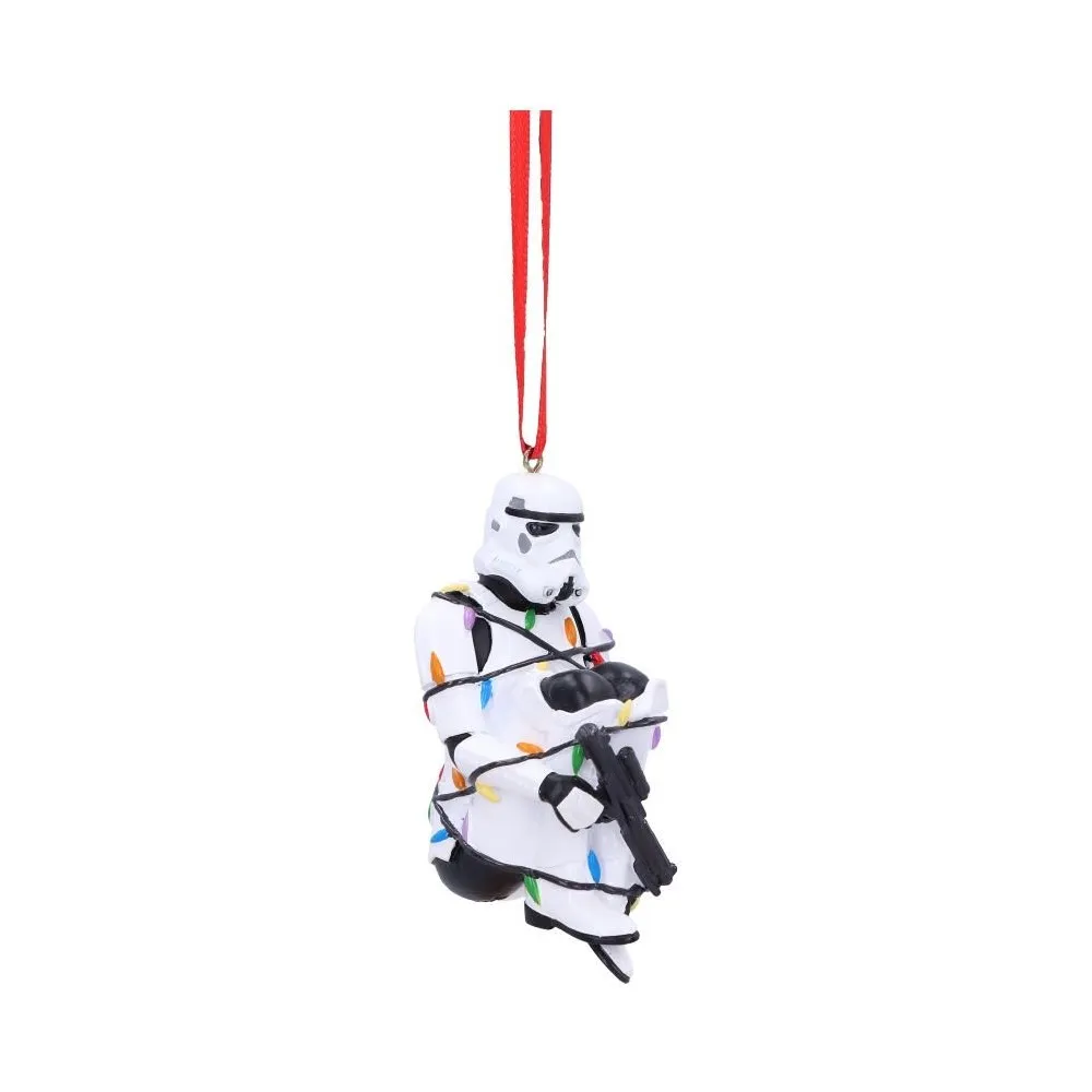 Vianočná ozdoba Star Wars - Stormtrooper vo vianočných svetielkach