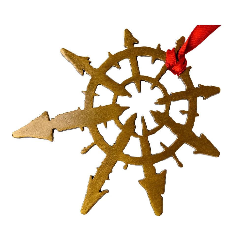 Warhammer 40,000 Christmas Ornament: Chaos Star