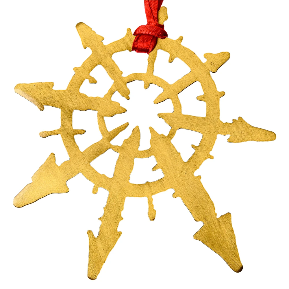 Warhammer 40,000 Christmas Ornament: Chaos Star