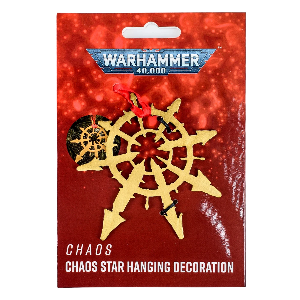 Warhammer 40,000 Christmas Ornament: Chaos Star