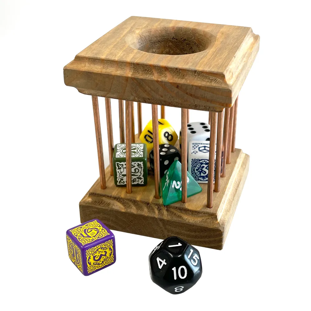 Dice Jail - Walnut