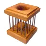 Dice jail - mahogany