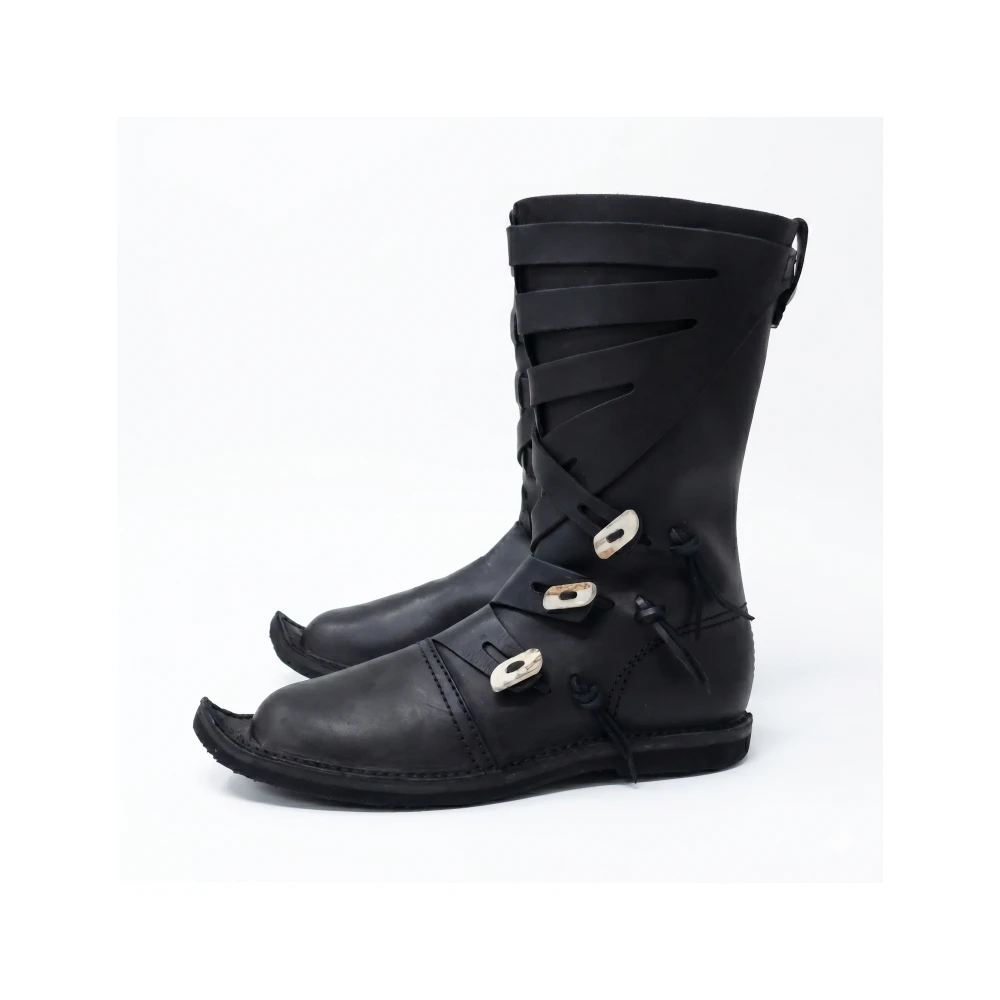 Wikingerstiefel - Halfdan, handgefertigt (Größe EUR 44)