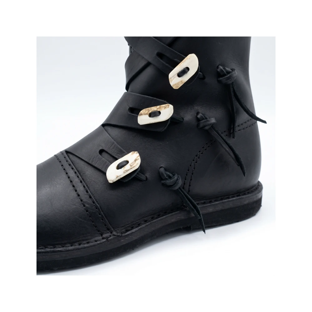 Wikingerstiefel - Halfdan, handgefertigt (Größe EUR 44)